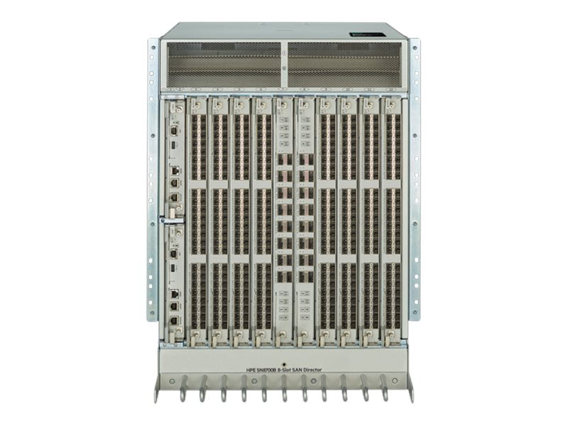 HPE SN8700B 8-slot Power Pack+ Director - Switch - managed - rack-mountable - remarketed R6A97AR