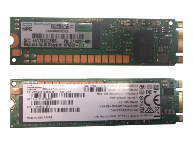 HPE - SSD - Read Intensive - 960 GB - internal - M.2 2280 - SATA 6Gb/s