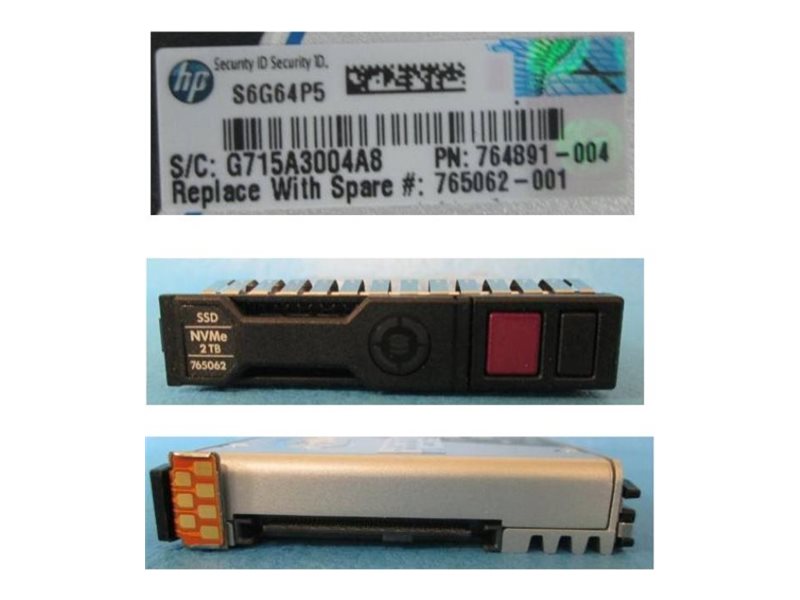 HPE - SSD - Write Intensive, Mainstream Endurance - 2 TB - hot-swap - 2.5 SFF - PCIe x4 (NVMe) - with HPE Smart Carrier