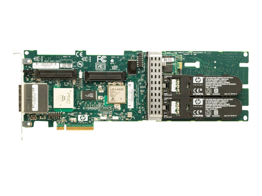 HPE Smart Array P800 Controller - Storage controller (RAID) - SATA 1.5Gb/s / SAS - RAID RAID 0, 1, 5, 6, ADG, 0+1 - PCIe