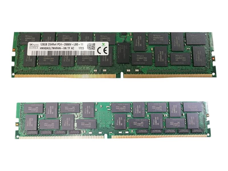 HPE SmartMemory - DDR4 - module - 128 GB - LRDIMM 288-pin - 2666 MHz / PC4-21300 - CL22 - 1.2 V - 3DS Load-Reduced - ECC