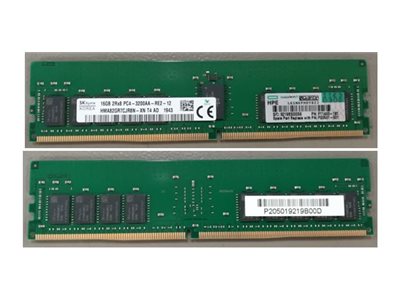 HPE SmartMemory - DDR4 - module - 16 GB - DIMM 288-pin - 3200 MHz / PC4-25600 - CL22 - registered - for ProLiant DL325