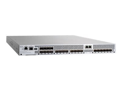 HPE StorageWorks 1606 Extension SAN Switch - Switch - 16 x 8Gb Fibre Channel + 6 x 10/100/1000 - desktop - remarketed AP864CR