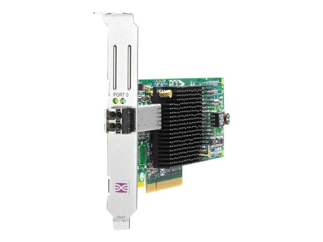 HPE StorageWorks 81E - Host bus adapter - PCIe 2.0 x4 / PCIe x8 - 8Gb Fibre Channel - for ProLiant DL120 G7, DL165 G7,