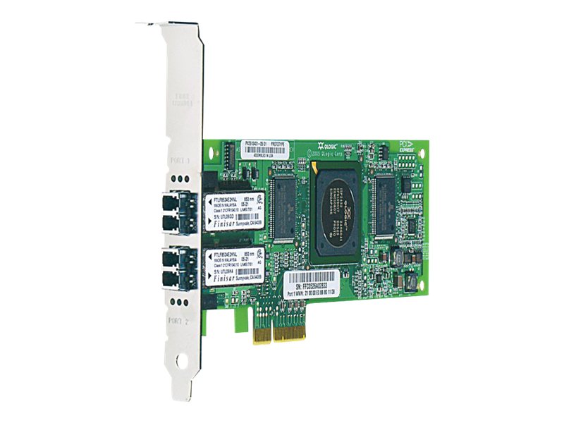 HPE StorageWorks FC1242SR - Host bus adapter - PCIe - 4Gb Fibre Channel x 2 - for Modular Smart Array P2000 3.5-in,