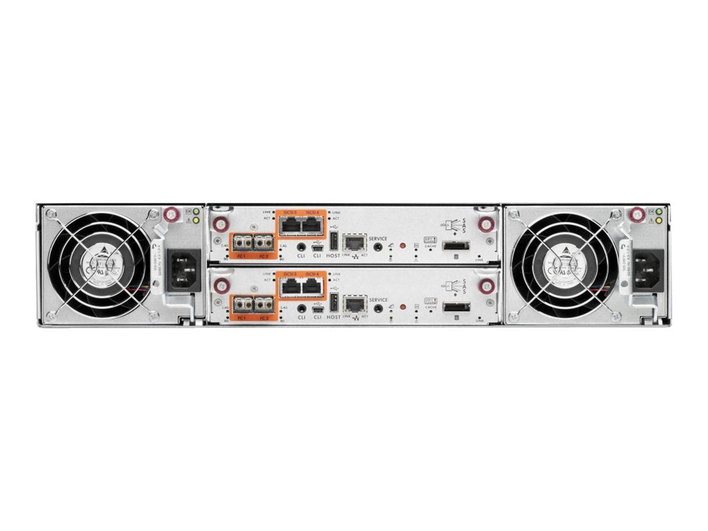 HPE StorageWorks Modular Smart Array P2000 G3 FC/iSCSI Dual Combo Controller LFF Array - Hard drive array - 12 bays
