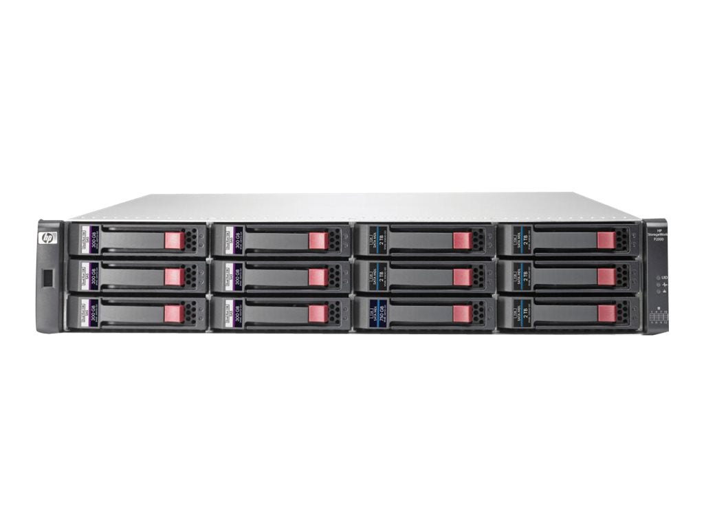 HPE StorageWorks Modular Smart Array P2000 G3 iSCSI MSA Dual Controller LFF Array - Hard drive array - 12 bays (SATA-300