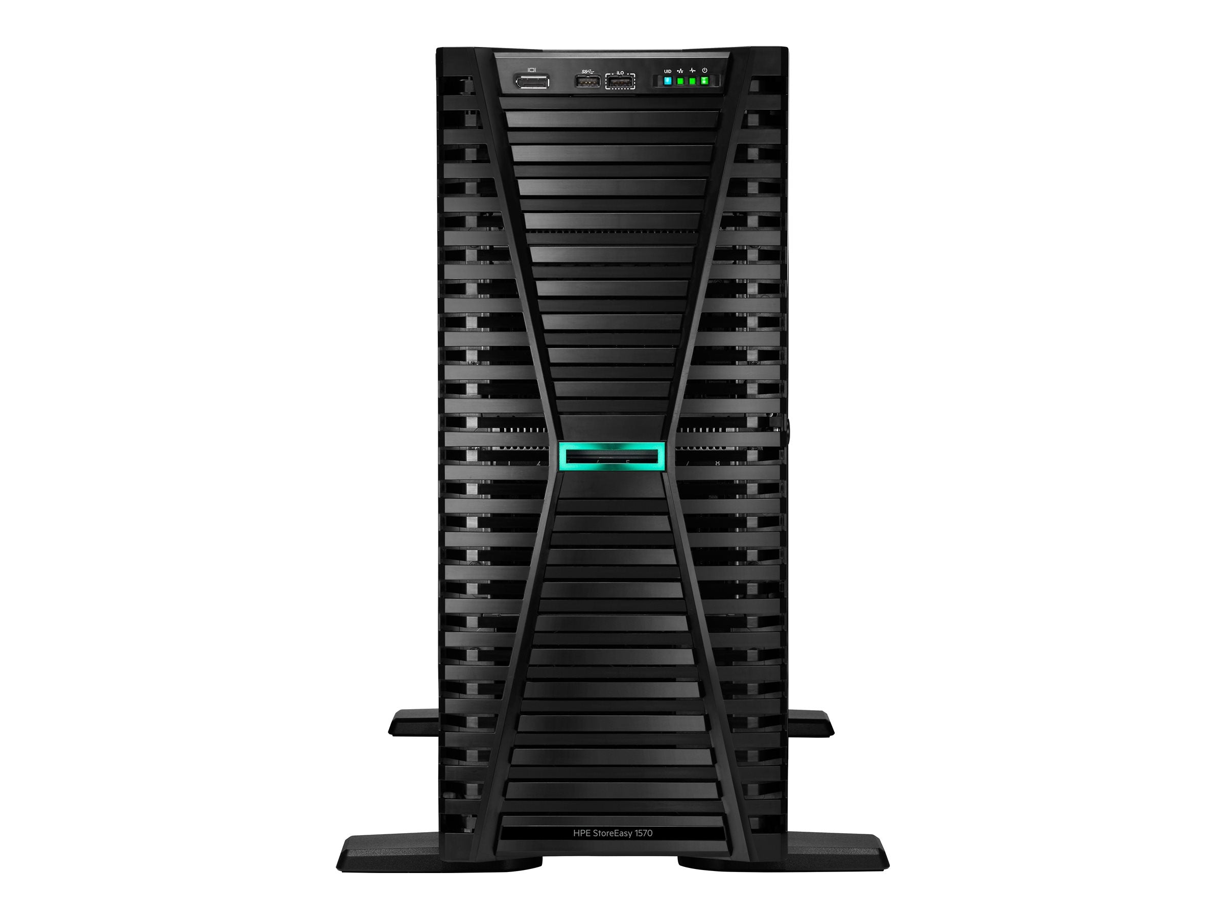 HPE StoreEasy 1570 Performance - NAS server - 4 bays - 8 TB - Serial ATA-600 / SAS 3.0 / PCI Express (NVMe) - HDD 2 TB x 4 - S2A25A
