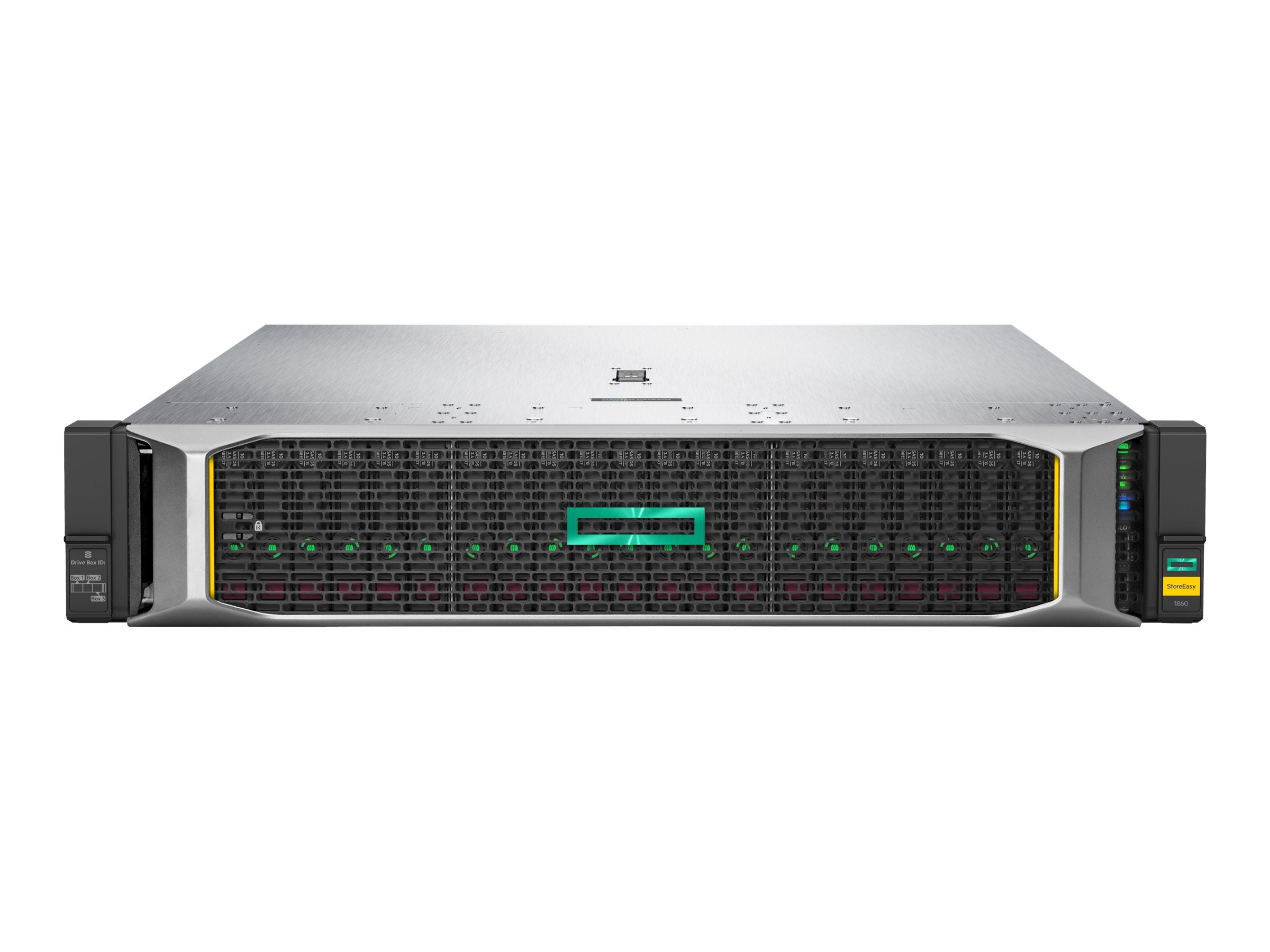 HPE StoreEasy 1860 - NAS server - 24 bays - rack-mountable - SATA 6Gb/s / SAS 12Gb/s - RAID RAID 0, 1, 5, 6, 10, 50, 60, 1 ADM, Q2P77AR