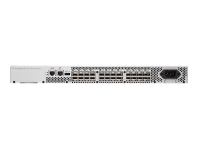 HPE StoreFabric 8/24 8Gb Bundled Fibre Channel Switch - Switch - managed - 16 x 8Gb Fibre Channel SFP+ - back to front airflow C8R07AR#05Y
