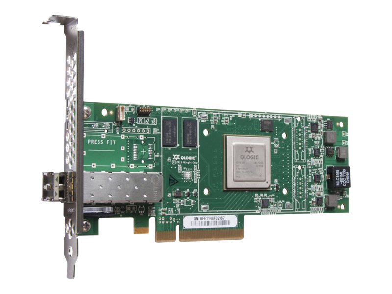 HPE StoreFabric SN1000Q 16Gb Single Port - Host bus adapter - PCIe 3.0 x4 low profile - 16Gb Fibre Channel - for Modular