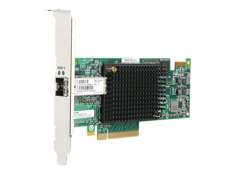 HPE StoreFabric SN1100E - Host bus adapter - PCIe 3.0 x8 low profile - 16Gb Fibre Channel x 1