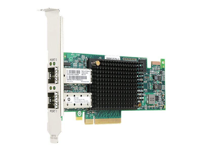 HPE StoreFabric SN1100E - Host bus adapter - PCIe 3.0 x8 low profile - 16Gb Fibre Channel x 2
