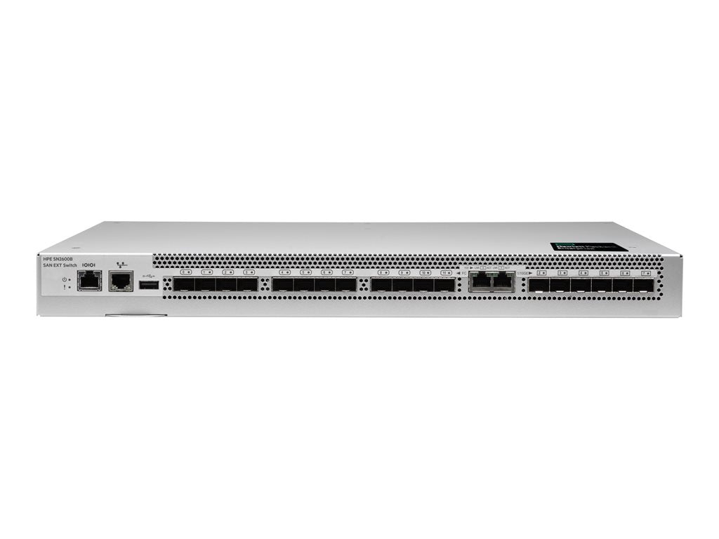 HPE StoreFabric SN2600B 32Gb 12/4 4-port 16Gb Short Wave SFP+ SAN Extension Switch - B-Series - switch - L3 - managed - 4 x 32Gb R6W20A#AC3