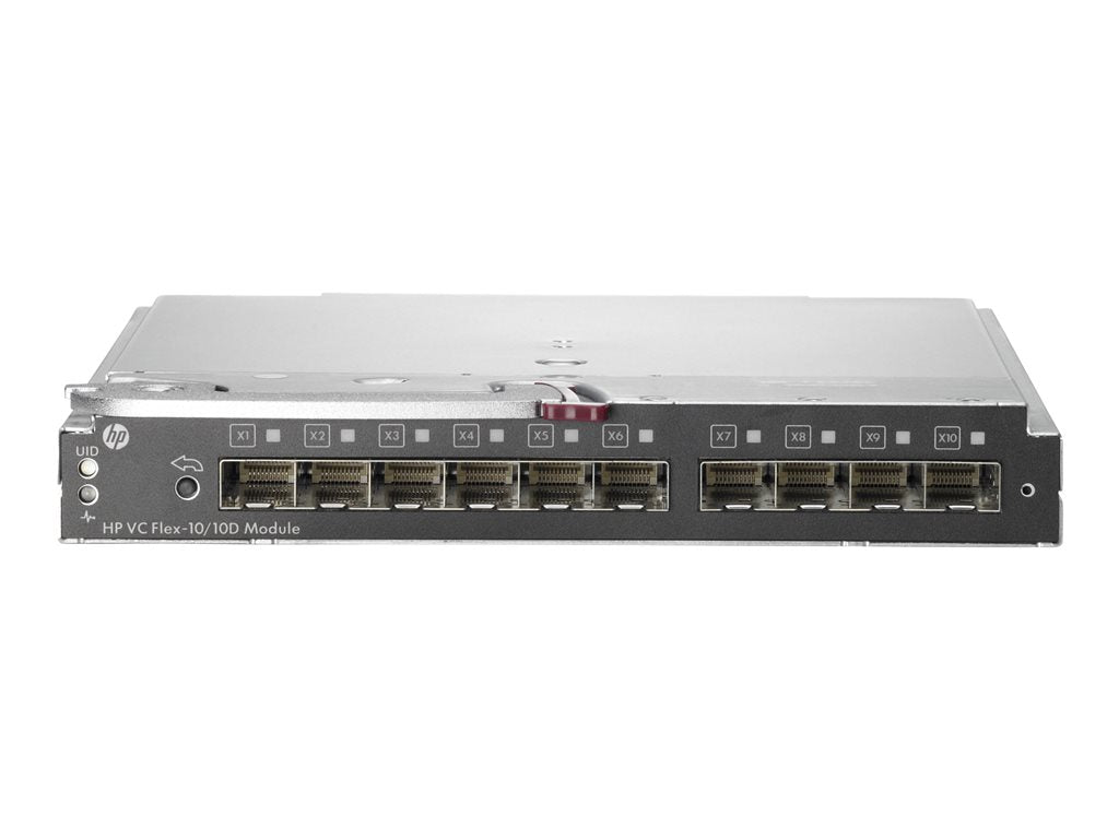 HPE Virtual Connect Flex-10/10D Module - Load balancing device - 10 GigE - plug-in module - for P/N: 681844-B21#ABA,