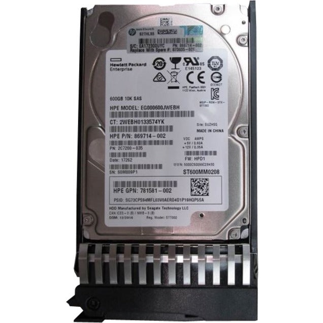 HPE X400 128 GB Solid State Drive - 2.5" Internal - SATA (SATA/600)