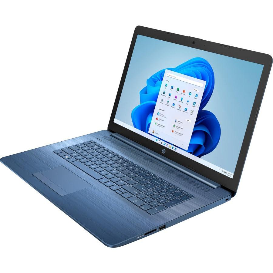 HPI SOURCING - CERTIFIED PRE-OWNED 17-by2000 17-by2023ds 17.3" Notebook - HD+ - 1600 x 900 - Intel Pentium Silver N5030 Quad-core (4 Core) 1.10 GHz - 8 GB Total RAM - 256 GB SSD - Jasmine Blue, Ethereal Woodgrain - Refurbished