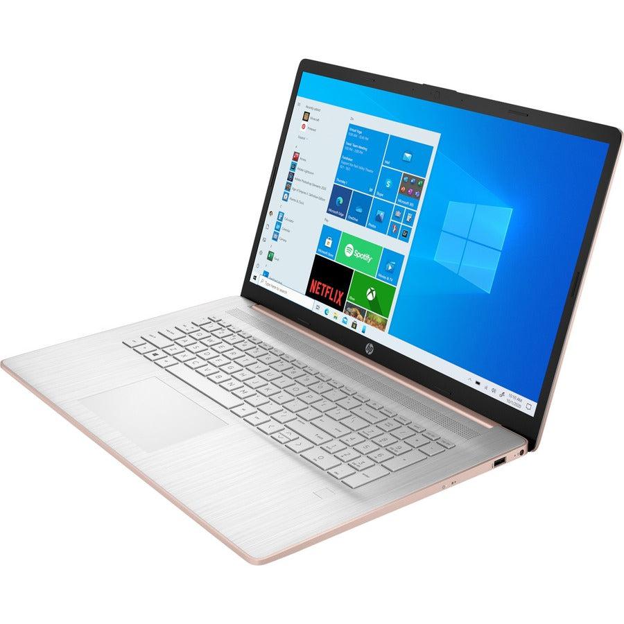 HPI SOURCING - CERTIFIED PRE-OWNED 17-cn0000 17-cn0006ds 17.3" Touchscreen Notebook - HD+ - 1600 x 900 - Intel Core i3 11th Gen i3-1125G4 Quad-core (4 Core) - 8 GB Total RAM - 256 GB SSD - Pale Rose Gold - Refurbished