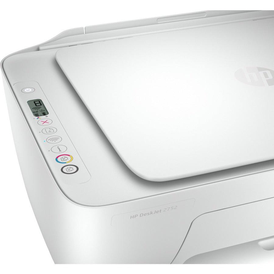 HPI SOURCING - CERTIFIED PRE-OWNED Deskjet 2752 Wireless Inkjet Multifunction Printer - Refurbished - Color