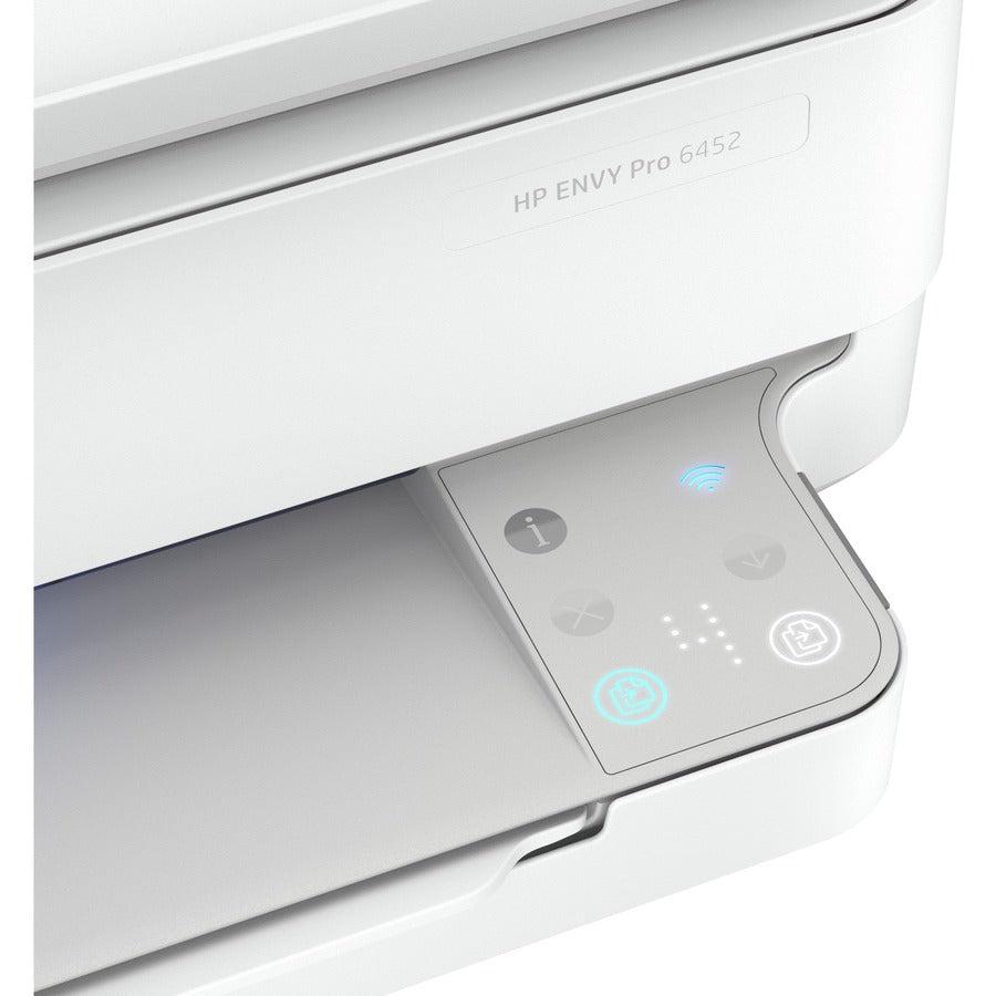 HPI SOURCING - CERTIFIED PRE-OWNED ENVY Pro 6452 Wireless Inkjet Multifunction Printer - Refurbished - Color