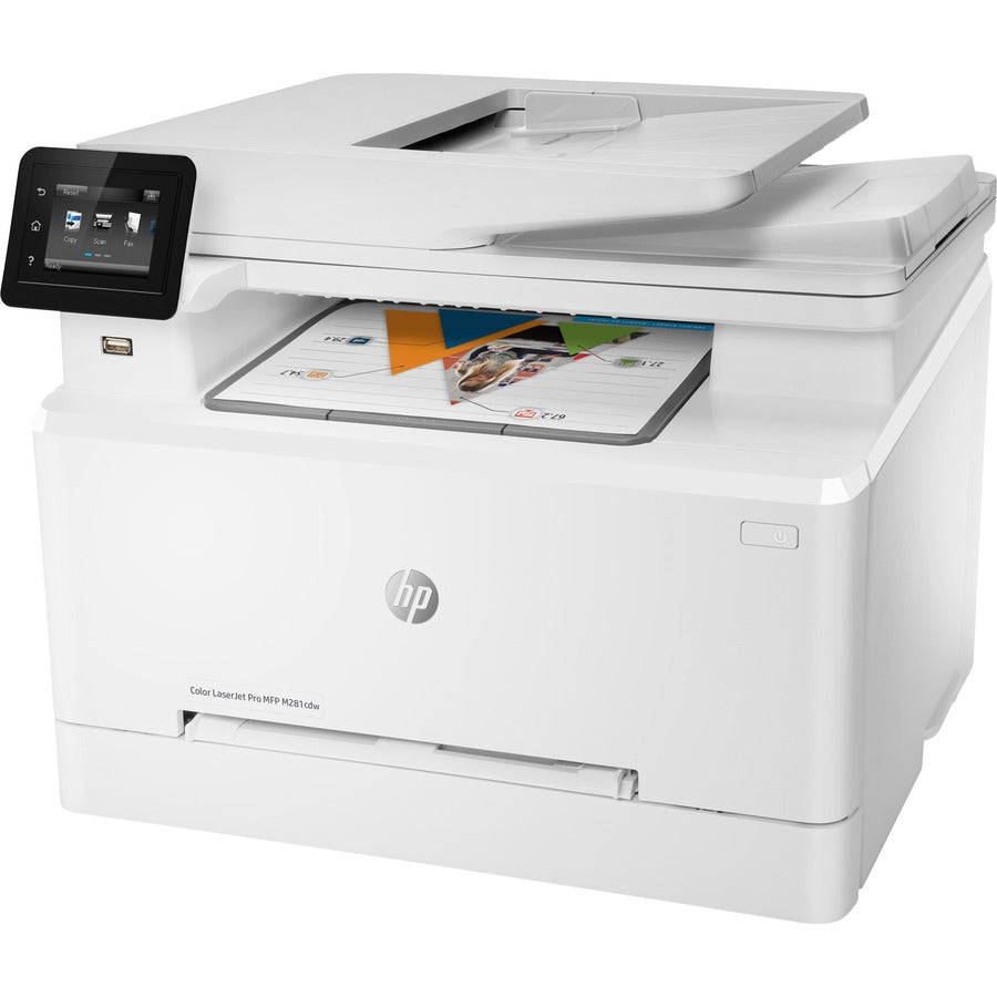 HPI SOURCING - CERTIFIED PRE-OWNED LaserJet Pro M281cdw Wireless Laser Multifunction Printer - Refurbished - Color