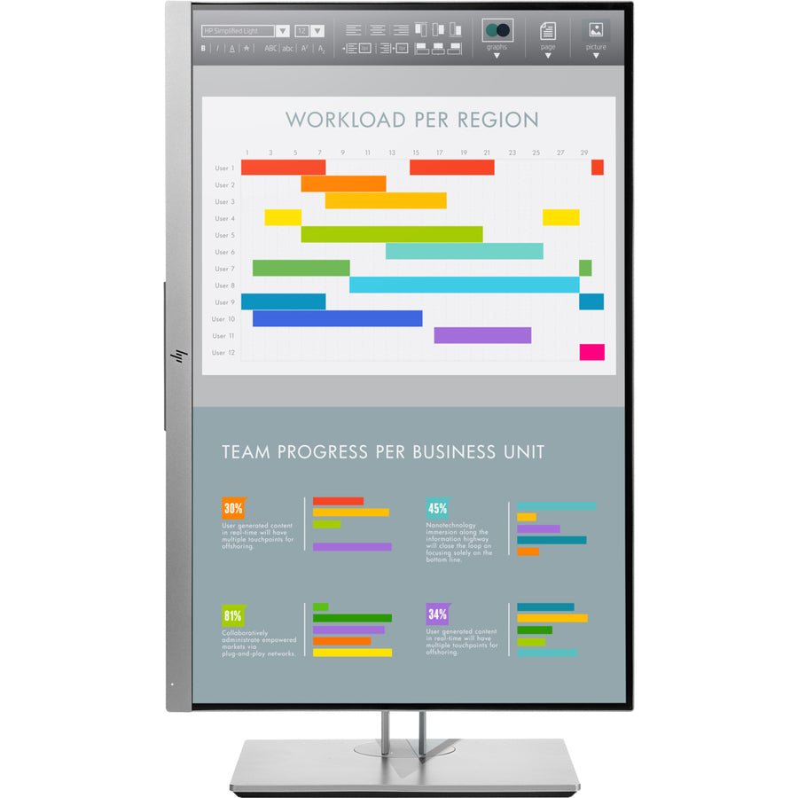 HPI SOURCING - NEW Business E243i 24 Class WUXGA LED Monitor - 16:10" 1FH49A8#ABA