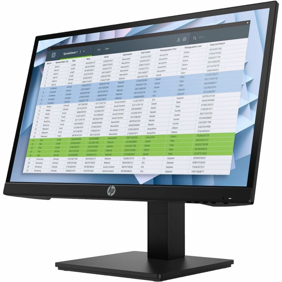 HPI SOURCING - NEW P22h G4 22 Class Full HD LCD Monitor - 16:9 - Black - 21.5 Viewable - I