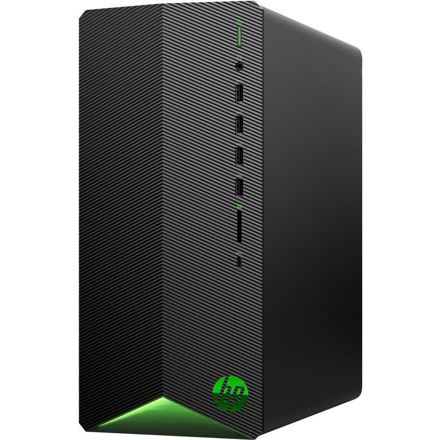 HPI SOURCING - NEW Pavilion Gaming TG01-2000a TG01-2360 Gaming Desktop Computer - AMD Ryzen 7 5700G Octa-core (8 Core) 3.80 GHz - 16 GB RAM DDR4 SDRAM - 512 GB M.2 PCI Express NVMe SSD - Tower - Shadow Black, Acid Green 328R7AA#ABA