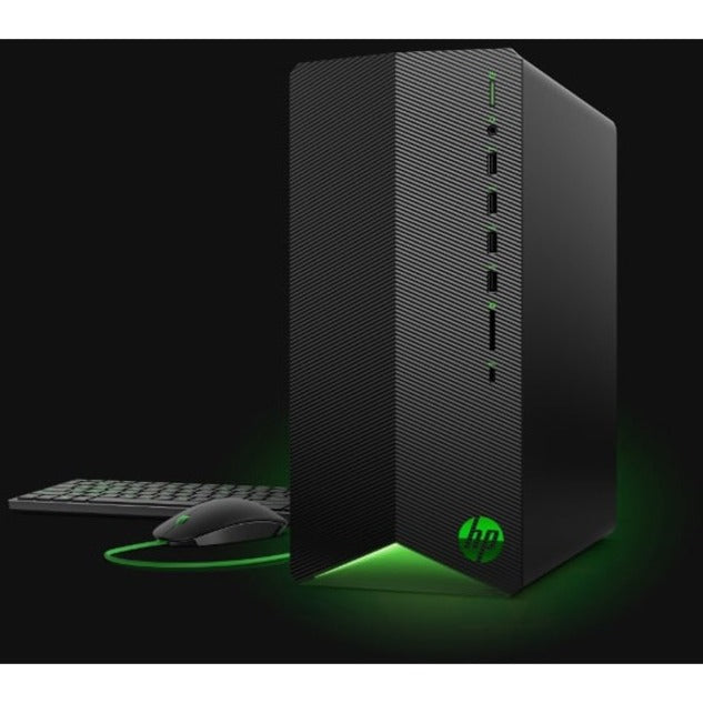 HPI SOURCING - NEW Pavilion Gaming TG01-2000a TG01-2360 Gaming Desktop Computer - AMD Ryzen 7 5700G Octa-core (8 Core) 3.80 GHz - 16 GB RAM DDR4 SDRAM - 512 GB M.2 PCI Express NVMe SSD - Tower - Shadow Black, Acid Green 328R7AA#ABA