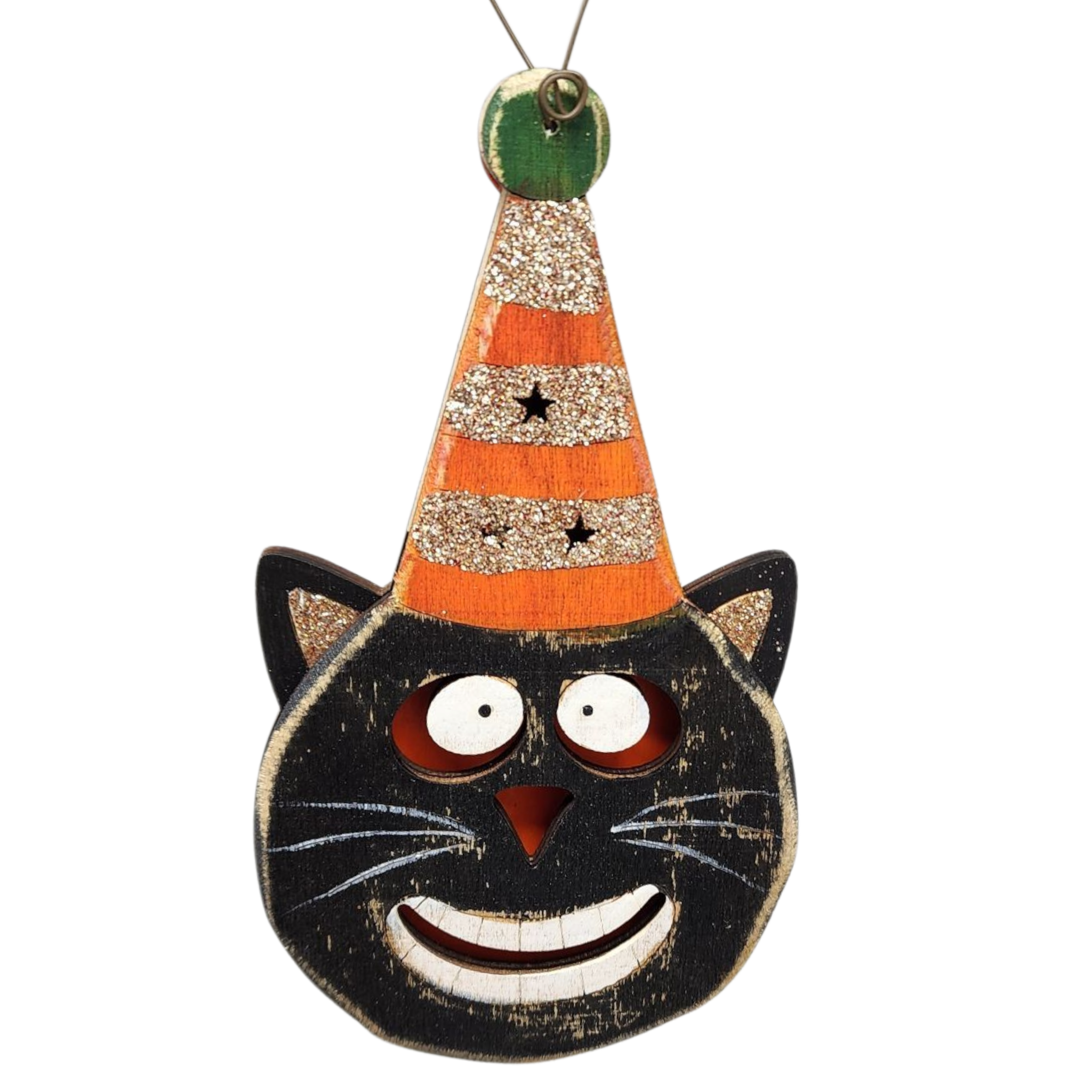 Halloween Happy Cat Ornament