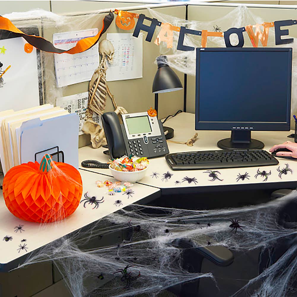 Halloween Spider & Web Decorations