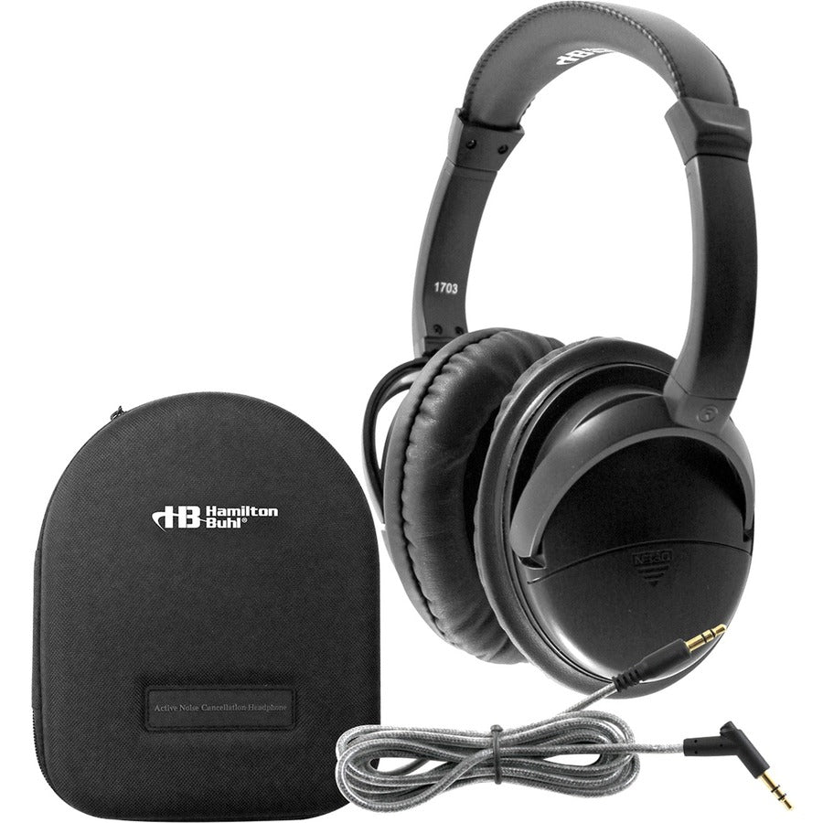 Hamilton Buhl Deluxe Active Noise-Cancelling Headphones with Case NCHBC1