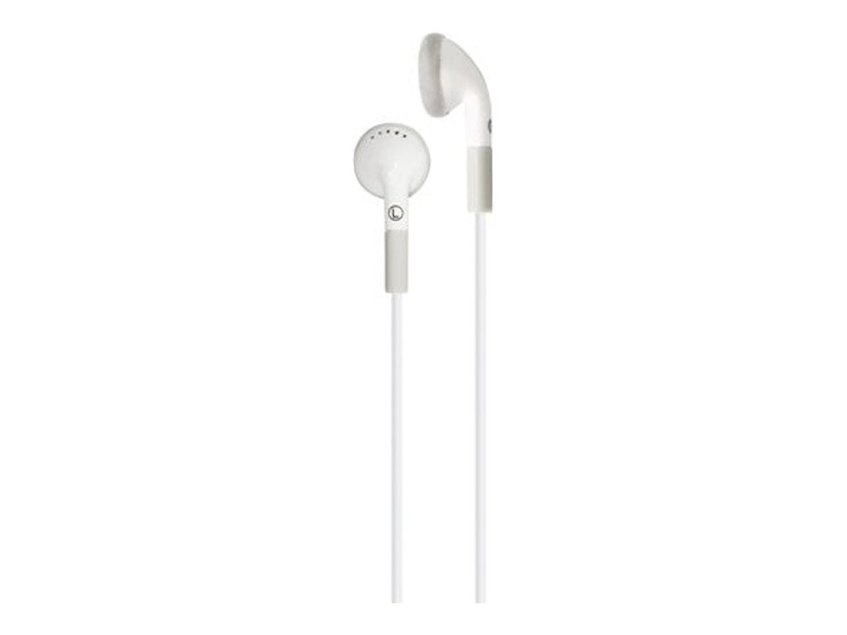 Hamilton Buhl ISD-EBA - Earphones with mic - ear-bud - wired - 3.5 mm jack - white (pack of 100) ISD-EBA100