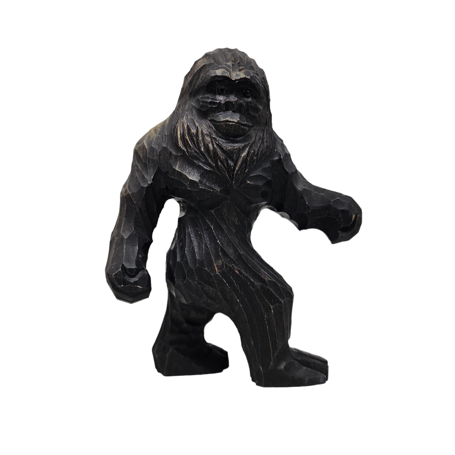 Hand Carved Wood Figurine - Yeti