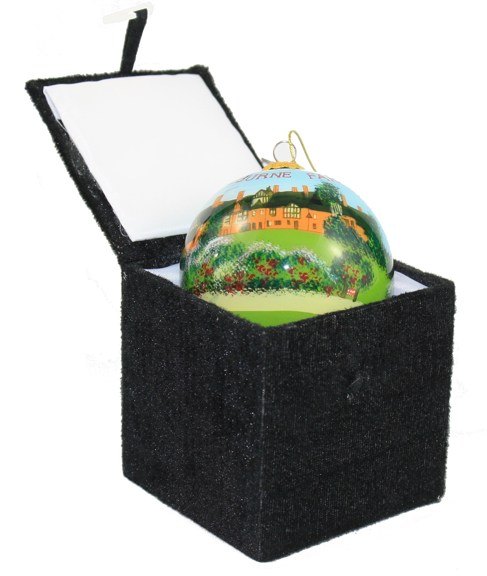 Hand Painted Glass Globe Ornament - The Shelburne Country Store