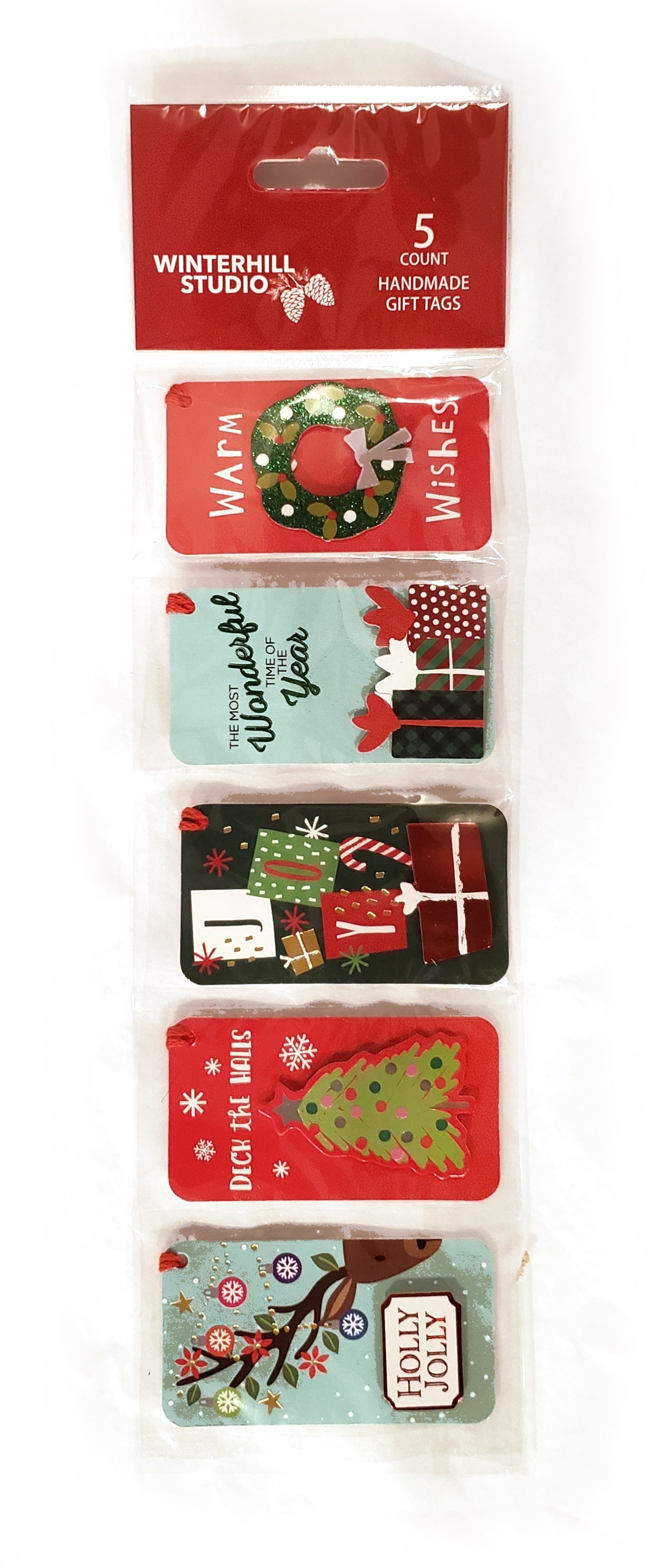 Handmade Gift Tags 5 Count - Classic Icons