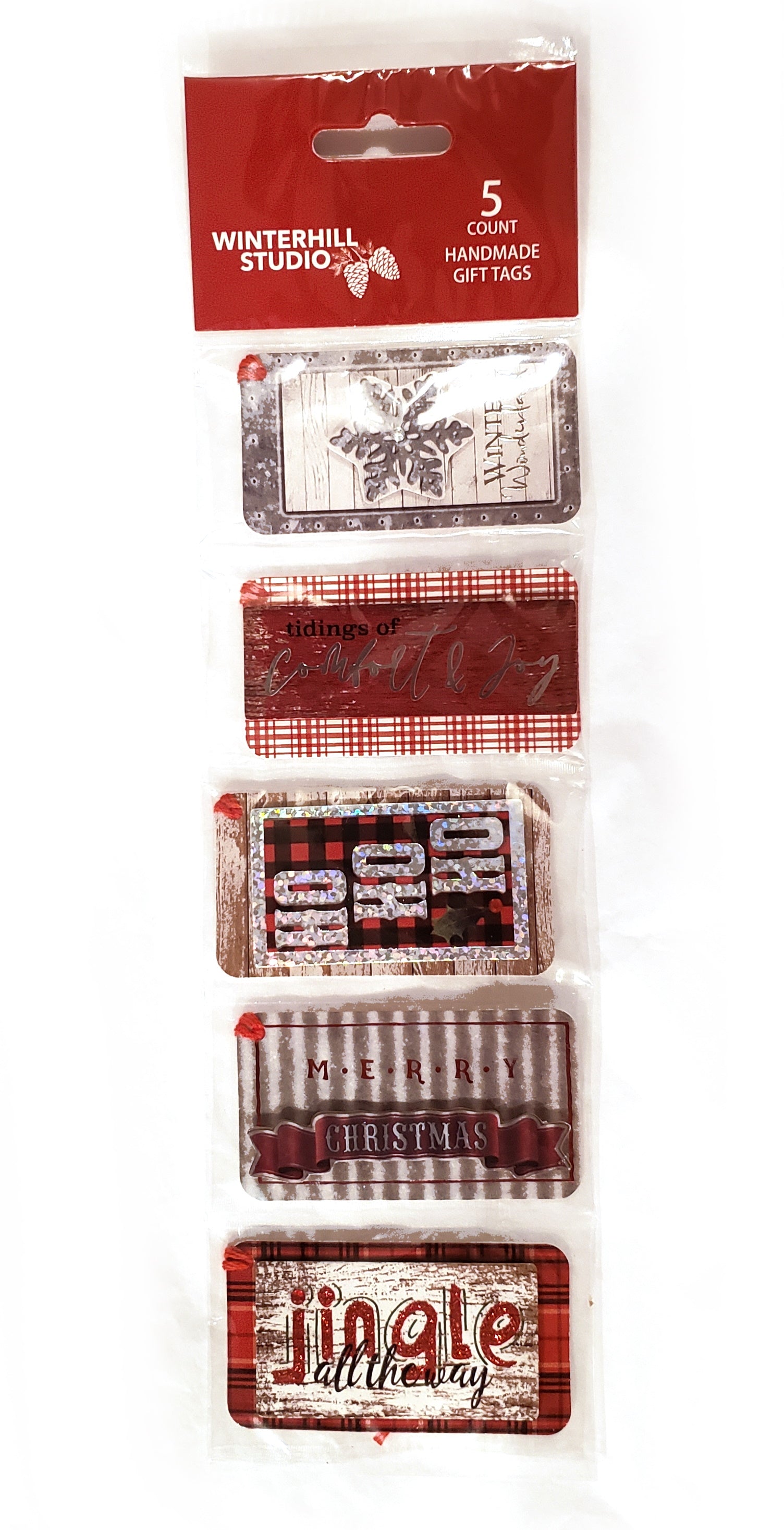 Handmade Gift Tags 5 Count - Contemporary