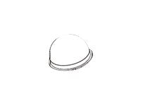 Hanwha Vision Wisenet - Camera dome bubble - for WiseNet III plus SNP-5430H, SNP-6320H