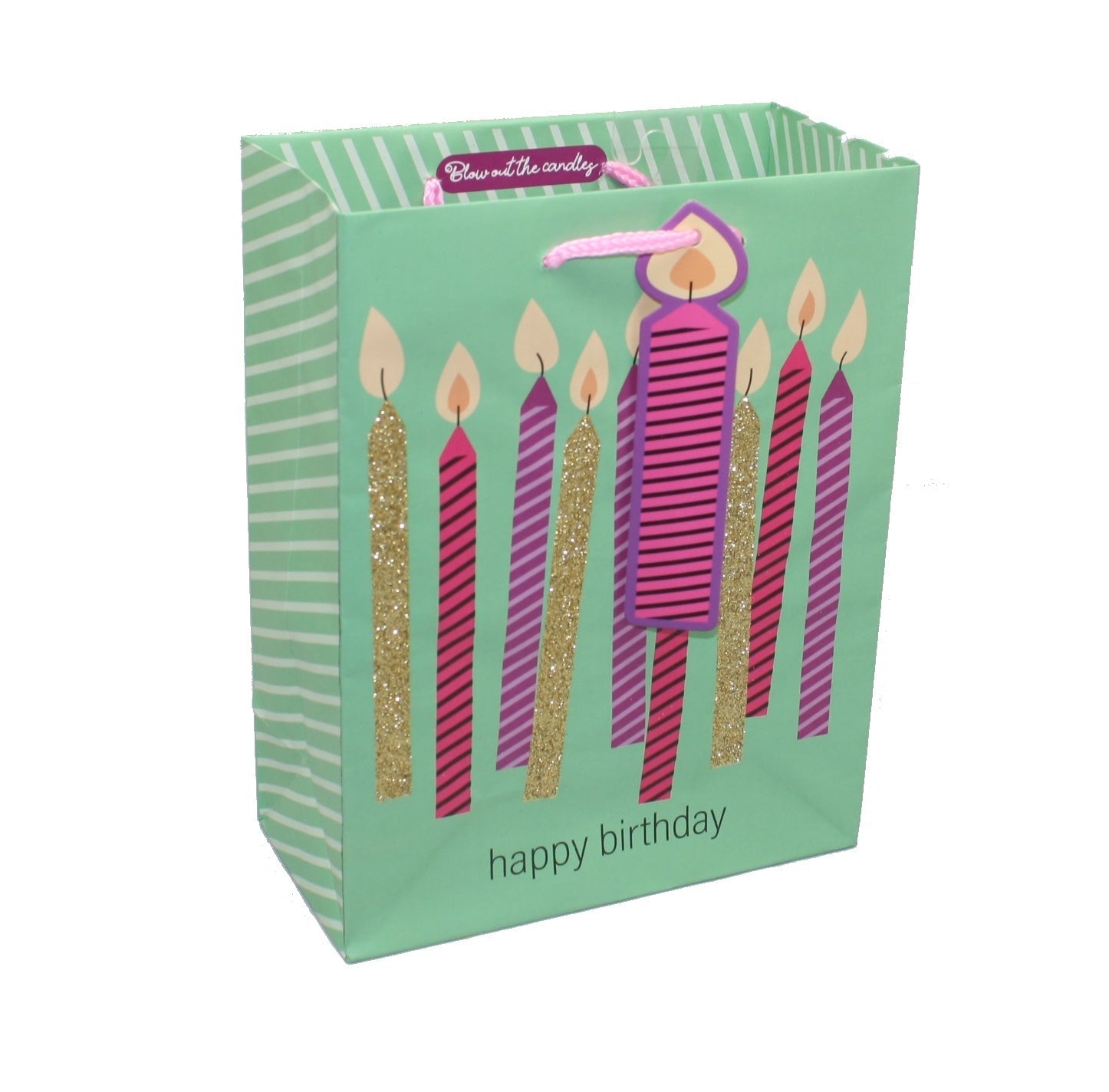 Happy Birthday Candles Gift Bag