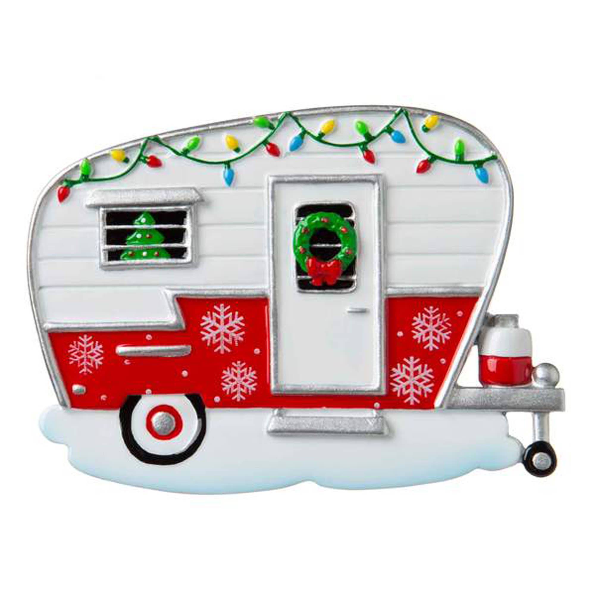 Happy Camper Christmas Ornament