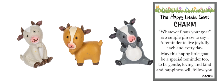 Happy Little Goat Pocket Charm -