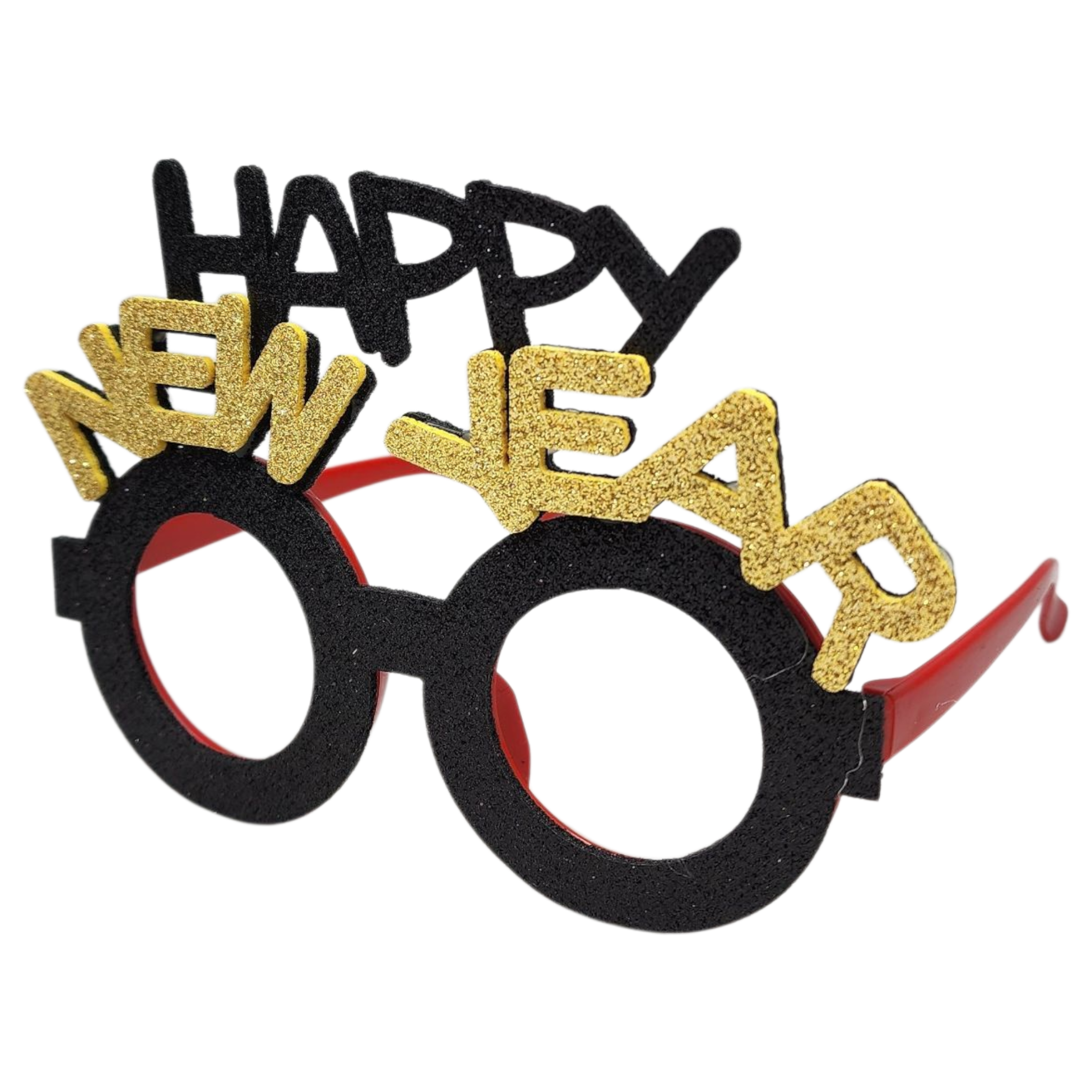 Happy New Year Glasses - Black