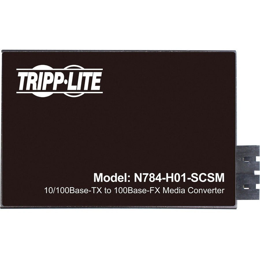 Hardened Media Converter 10/100 Mbps RJ45/SC Singlemode - Tripp Lite N784-H01-SCSM | TecISoft