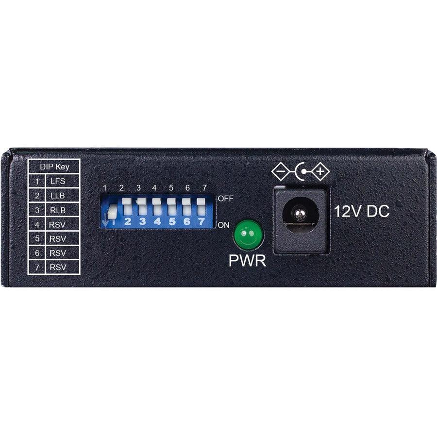 Hardened Media Converter - Industrial 10/100 Mbps Multimode Fiber Solution | Tripp Lite by Eaton N784-H01-STMM