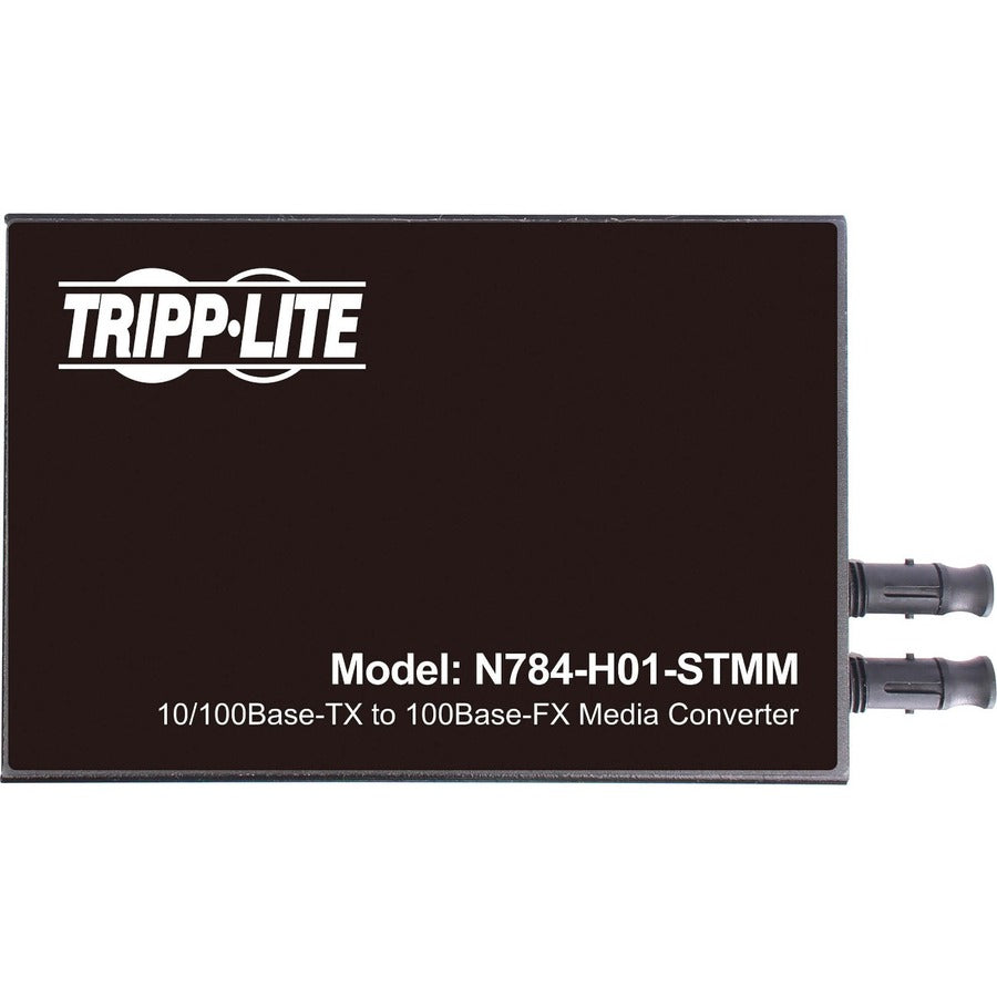 Hardened Media Converter - Industrial 10/100 Mbps Multimode Fiber Solution | Tripp Lite by Eaton N784-H01-STMM