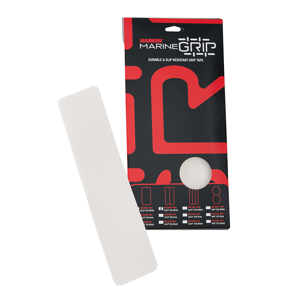 Harken Marine Grip Tape - 3 x 12&quot; - Translucent White - 8 Pieces