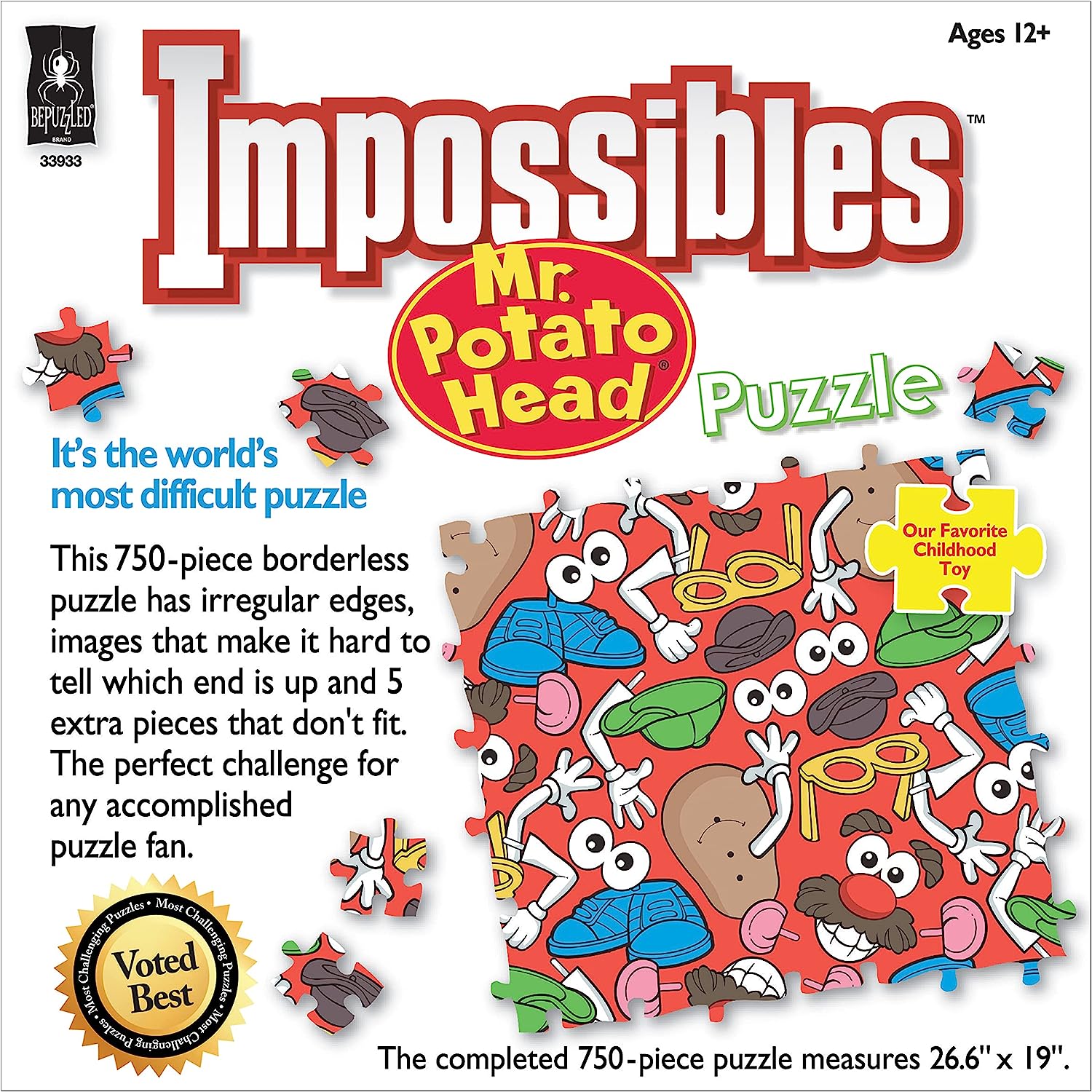 Hasbro Mr Potato Head Impossibles Puzzle
