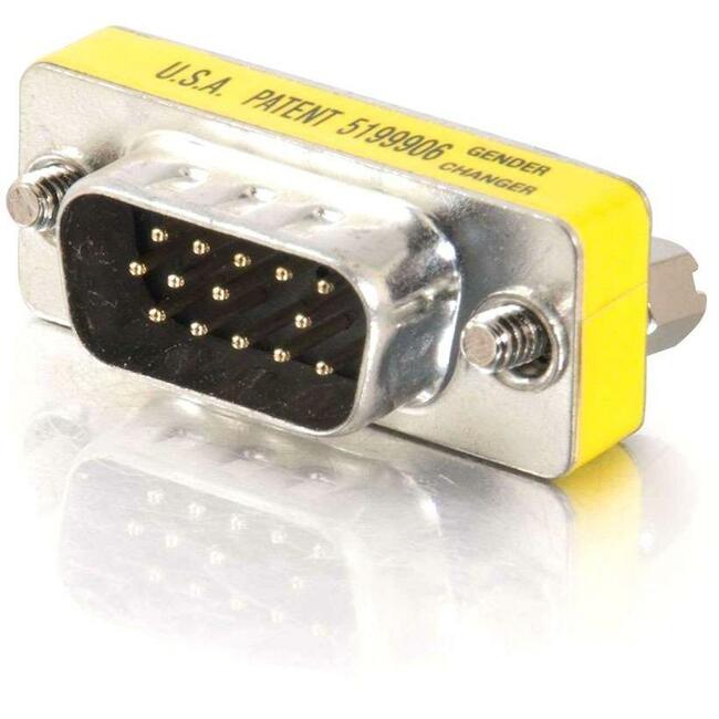 Hd15 Vga M/M Mini Gender Changer (Coupler)