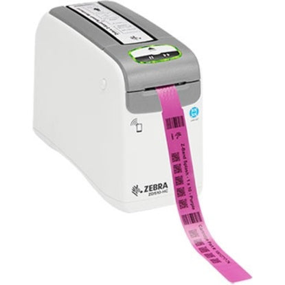 Healthcare Wristband Printer - Zebra ZD510-HC USB Host Ethernet 10/100 | TecISoft ZD51013-D01B01FZ