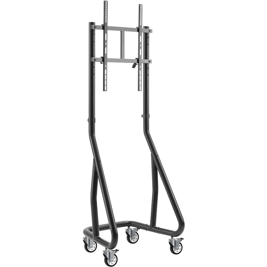 Heavy-Duty Mobile Cart for 45-60" Flat-Panel Displays - Portrait Floor Stand | TecISoft DMCSP4560HDS